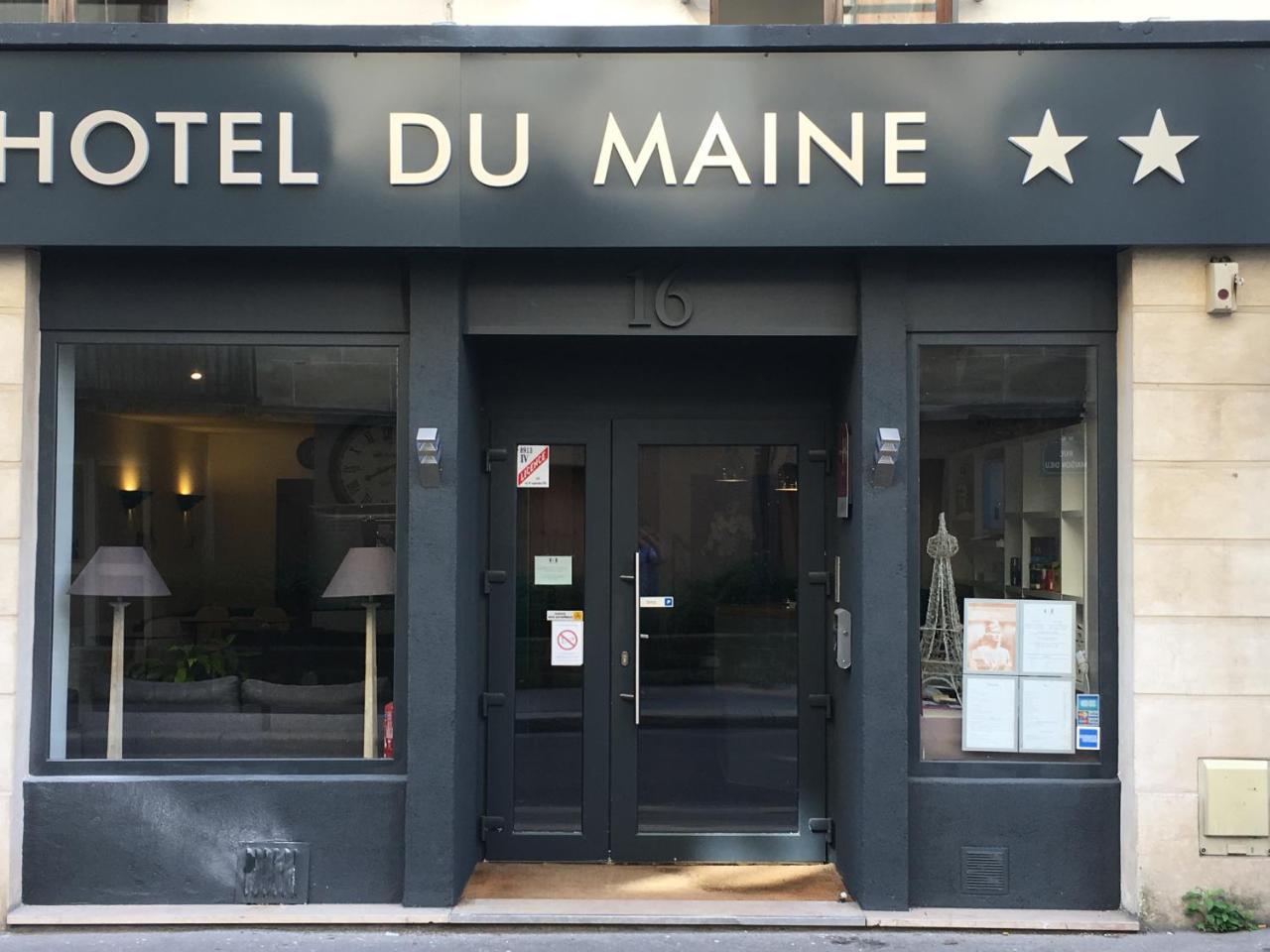 Hotel Du Maine Paris Eksteriør bilde